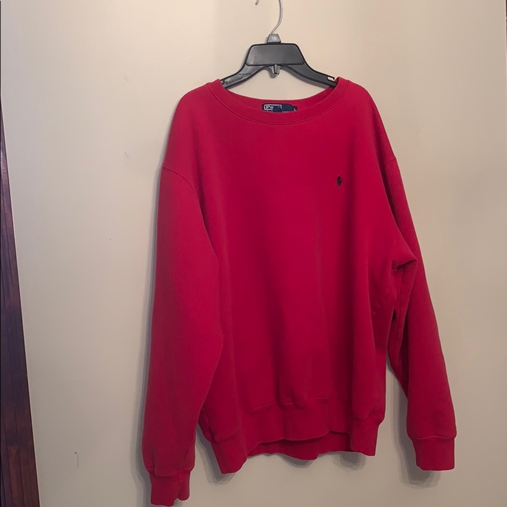 Red Polo Ralph Lauren Men’s sweatshirt